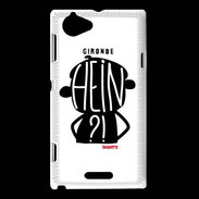 Coque Sony Xperia L Adishatz Humour Gironde