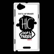 Coque Sony Xperia L Adishatz Humour Cote d'Armor