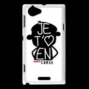 Coque Sony Xperia L Adishatz Humour Corse