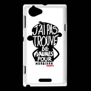 Coque Sony Xperia L Adishatz Humour Morbihan