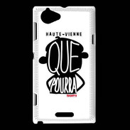 Coque Sony Xperia L Adishatz Humour Haute Vienne