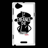 Coque Sony Xperia L Adishatz Humour Ardèche 2
