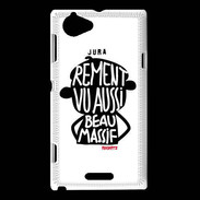 Coque Sony Xperia L Adishatz Humour Jura