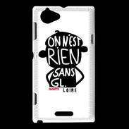 Coque Sony Xperia L Adishatz Humour Loire