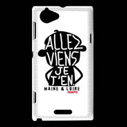 Coque Sony Xperia L Adishatz Humour Maine et Loire