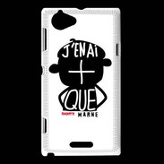 Coque Sony Xperia L Adishatz Humour Marne