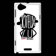 Coque Sony Xperia L Adishatz Humour Rhone