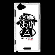 Coque Sony Xperia L Adishatz Humour Val d'Oise