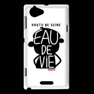 Coque Sony Xperia L Adishatz Humour Hauts de Seine