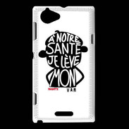 Coque Sony Xperia L Adishatz Humour Var