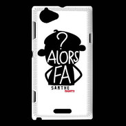 Coque Sony Xperia L Adishatz Humour Sarthe
