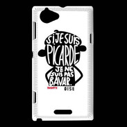 Coque Sony Xperia L Adishatz Humour Oise