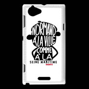 Coque Sony Xperia L Adishatz Humour Seine Maritime