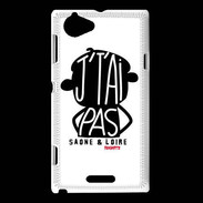 Coque Sony Xperia L Adishatz Humour Saone et Loire