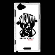 Coque Sony Xperia L Adishatz Humour Haute Corse