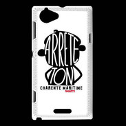 Coque Sony Xperia L Adishatz Humour Charente Maritime