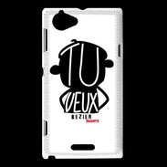Coque Sony Xperia L Adishatz Humour Beziers