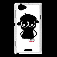 Coque Sony Xperia L Adishatz Humour Loche