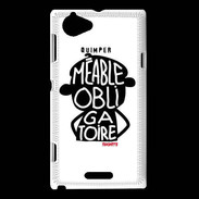 Coque Sony Xperia L Adishatz Humour Quimper