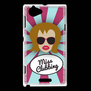 Coque Sony Xperia L Miss Clubbing Rousse