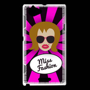 Coque Sony Xperia L Miss Fashion Rousse