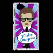 Coque Sony Xperia L Mister Beau gosse Chatain