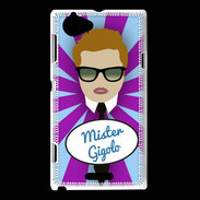 Coque Sony Xperia L Mister Gigolo Roux