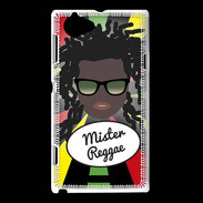 Coque Sony Xperia L Mister Reggae Black