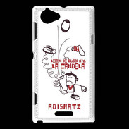 Coque Sony Xperia L Adishatz Rugby la candela