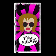 Coque Sony Xperia L Miss Swag Rousse