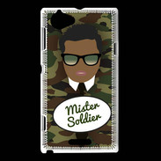 Coque Sony Xperia L Mister Soldier Black