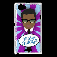 Coque Sony Xperia L Mister Swag Black