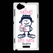 Coque Sony Xperia L Adishatz rugby Même pas mal
