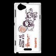 Coque Sony Xperia L Adishatz Raffut au rugby