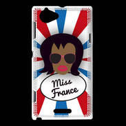 Coque Sony Xperia L Miss France Black