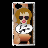 Coque Sony Xperia L Miss Guyane Rousse