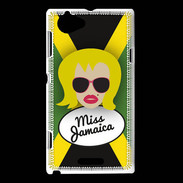 Coque Sony Xperia L Miss Jamaica Blonde
