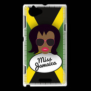 Coque Sony Xperia L Miss Jamaica Black