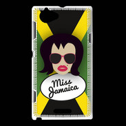 Coque Sony Xperia L Miss Jamaica Brune