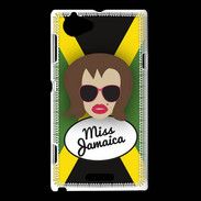 Coque Sony Xperia L Miss Jamaica Chatain