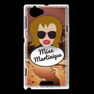 Coque Sony Xperia L Miss Martinique Rousse