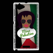 Coque Sony Xperia L Miss Palestine