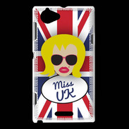 Coque Sony Xperia L Miss UK Blonde
