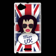 Coque Sony Xperia L Miss UK Brune