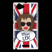 Coque Sony Xperia L Miss UK Chatain