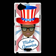 Coque Sony Xperia L Mister América Black