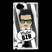 Coque Sony Xperia L Mister Bretagne Brun