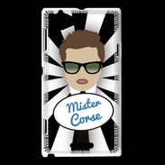 Coque Sony Xperia L Mister Corse Chatain