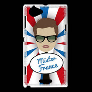 Coque Sony Xperia L Mister France Chatain