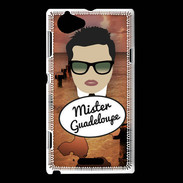 Coque Sony Xperia L Mister Guadeloupe Brun
